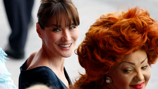 Carla Bruni Outshined By Cameroon's First Lady And Her Amazing Hair